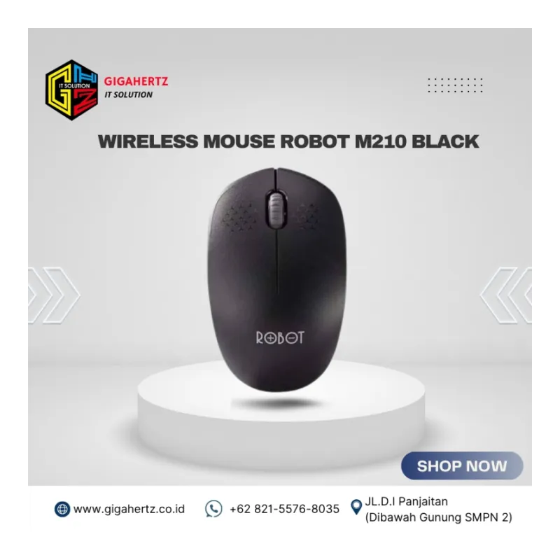 WIRELESS MOUSE ROBOT M210 BLACK