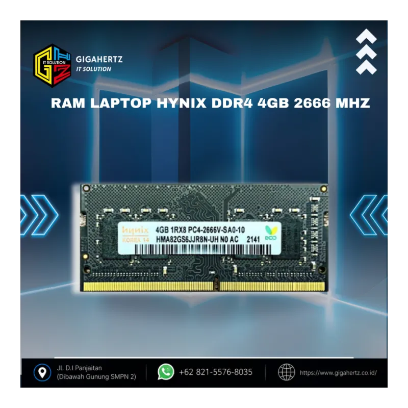 RAM LAPTOP HYNIX DDR4 4GB 2666 MHz