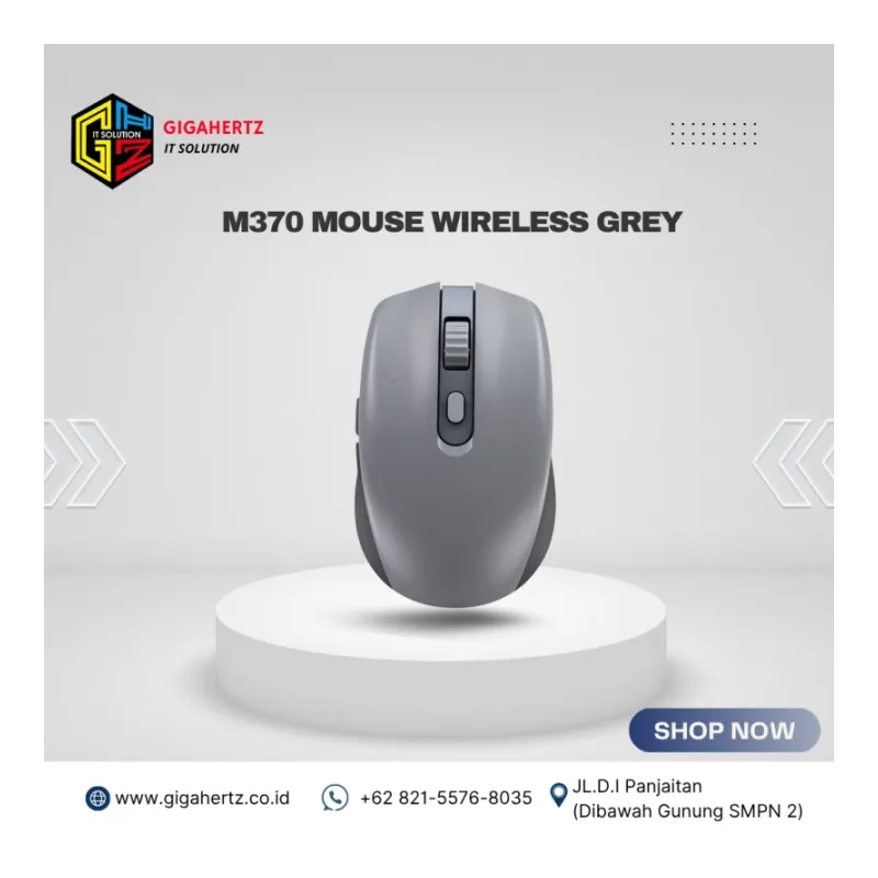 M370 MOUSE WIRELESS GREY