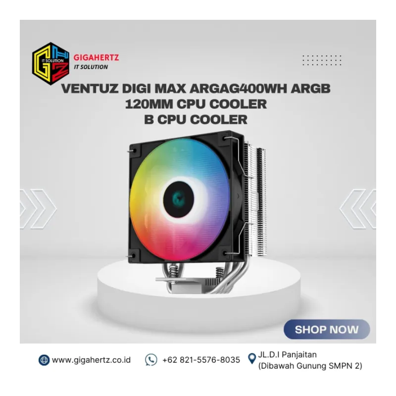 AG400WH ARGB 120mm CPU COOLER