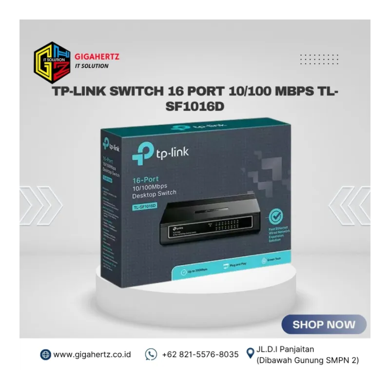 TP-LINK SWITCH 16 PORT 10/100 MBPS TL-SF1016D