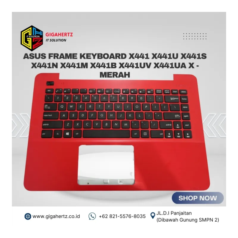 Asus Frame Keyboard - Merah