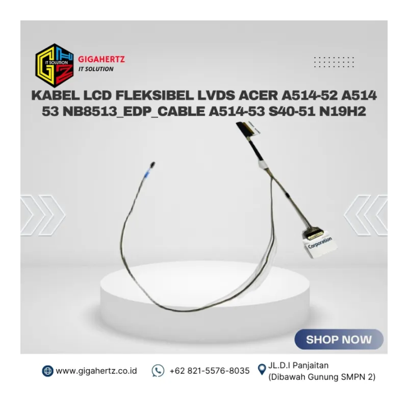Kabel LCD Fleksibel LVDS Acer A514-52 A514 53 NB8513_EDP_CABLE A514-53 S40-51 N19H2