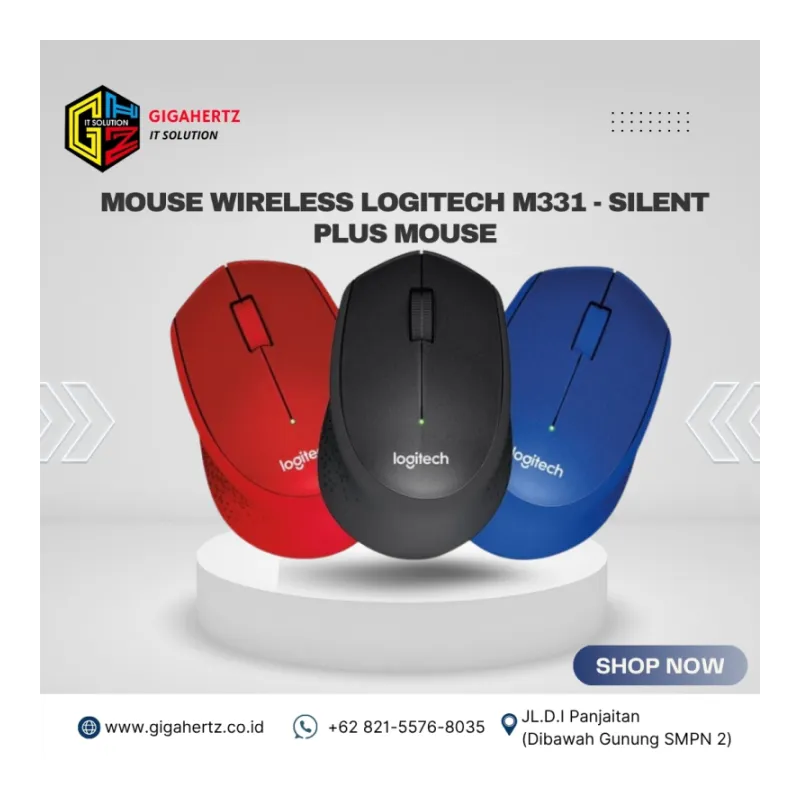 Mouse Wireless Logitech M331 - Silent Plus Mouse