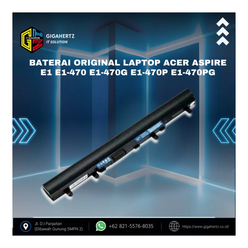 Baterai Original Laptop Acer Aspire E1 E1-470 E1-470G E1-470P E1-470PG