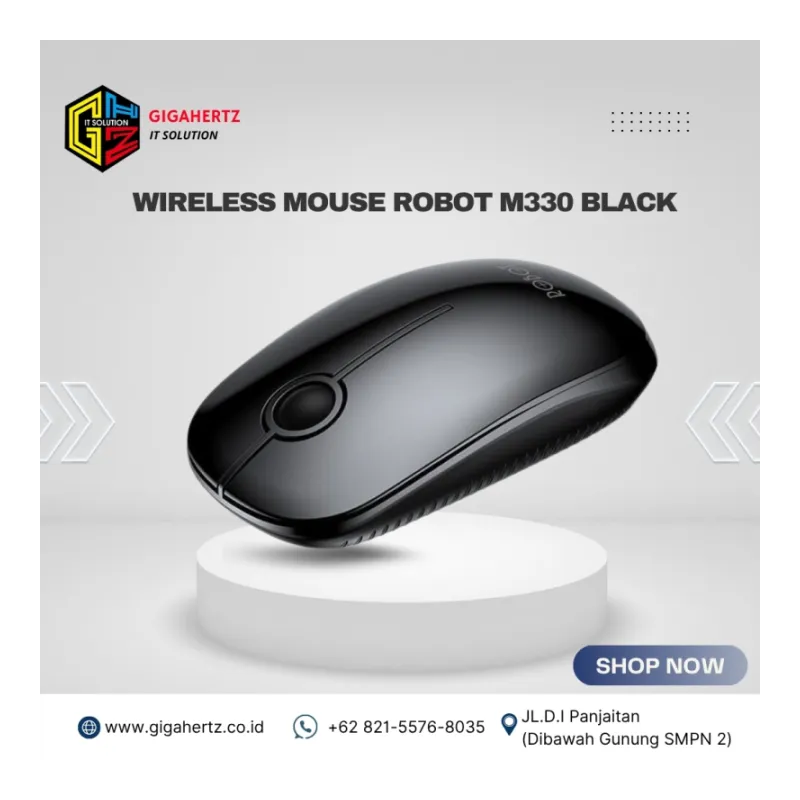 WIRELESS MOUSE ROBOT M330 BLACK