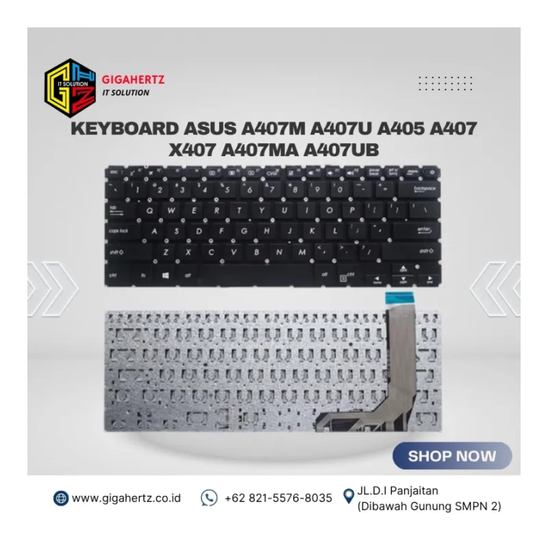 Keyboard Asus A407M A407U A405 A407 X407 A407MA A407UB