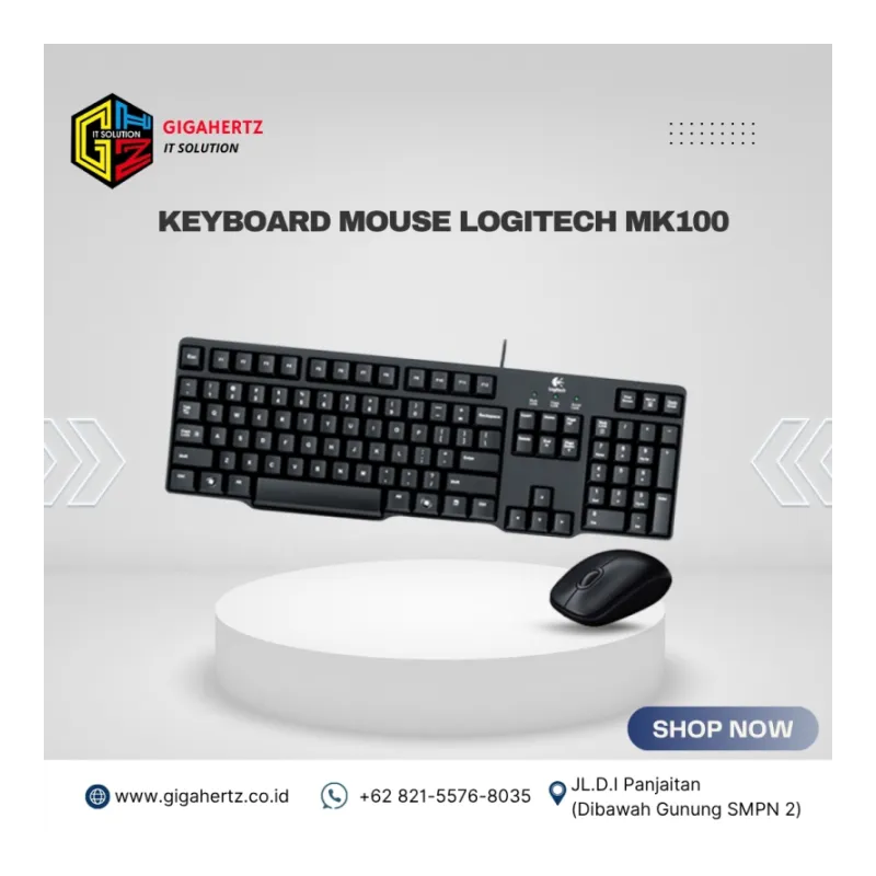 KEYBOARD MOUSE LOGITECH MK100