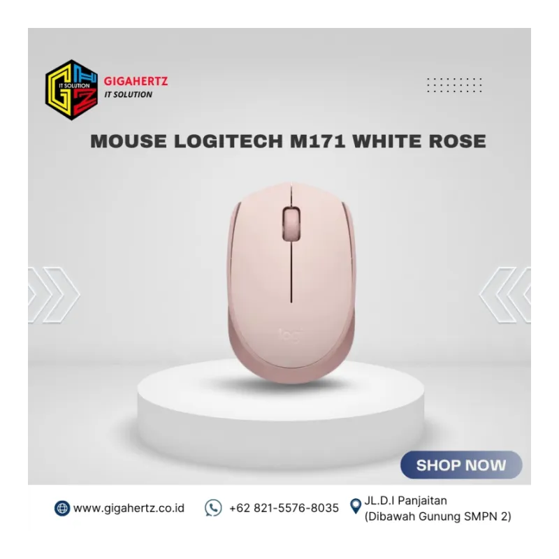 MOUSE LOGITECH M171 WHITE ROSE