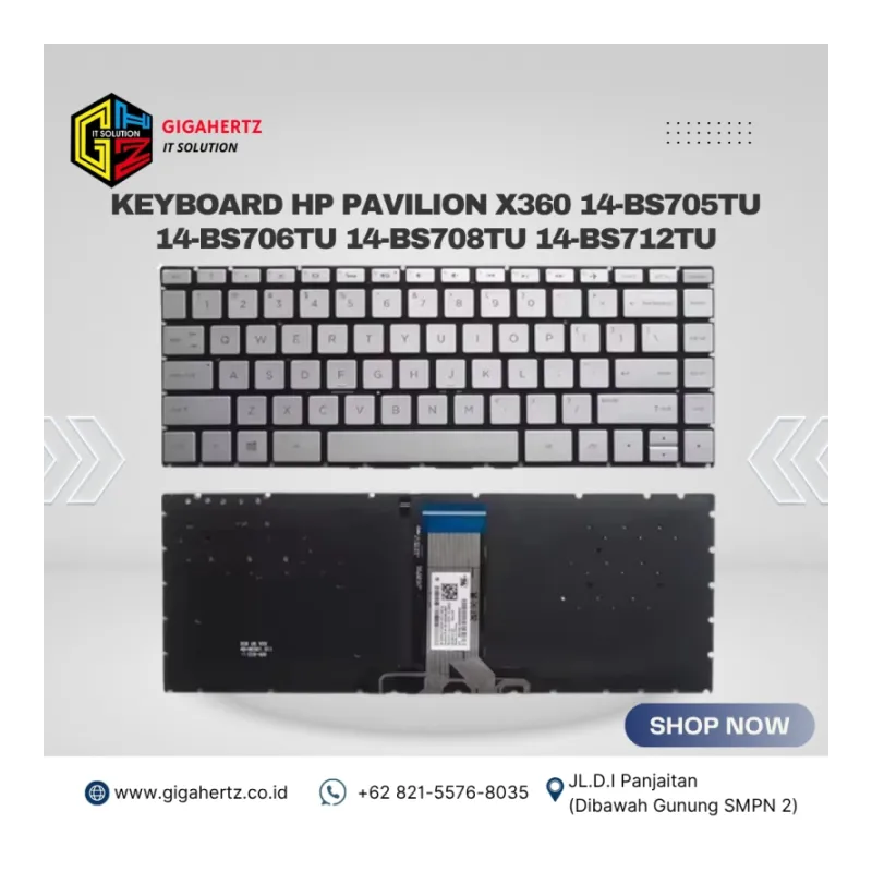Keyboard HP Pavilion X360 14-BS705TU 14-BS706TU 14-BS708TU 14-BS712TU