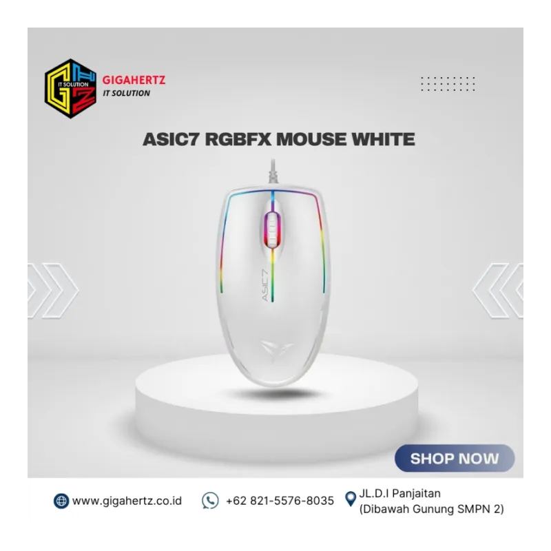 ASIC7 RGBFX MOUSE White