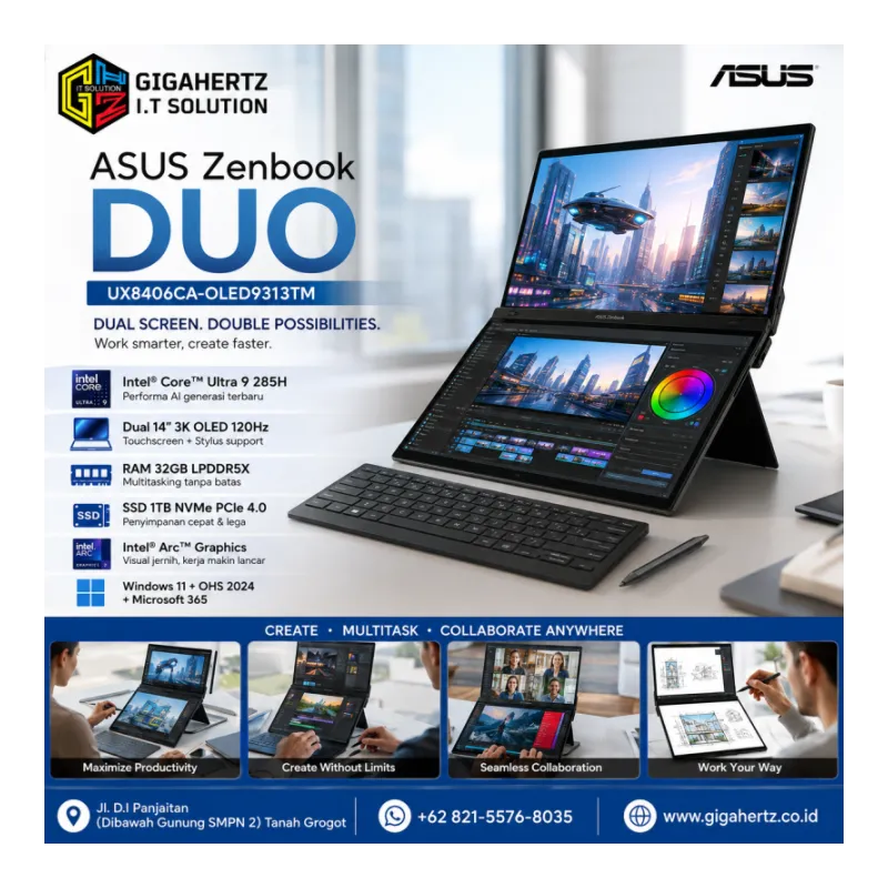 ASUS Zenbook Duo UX8406CA-OLED9313TM