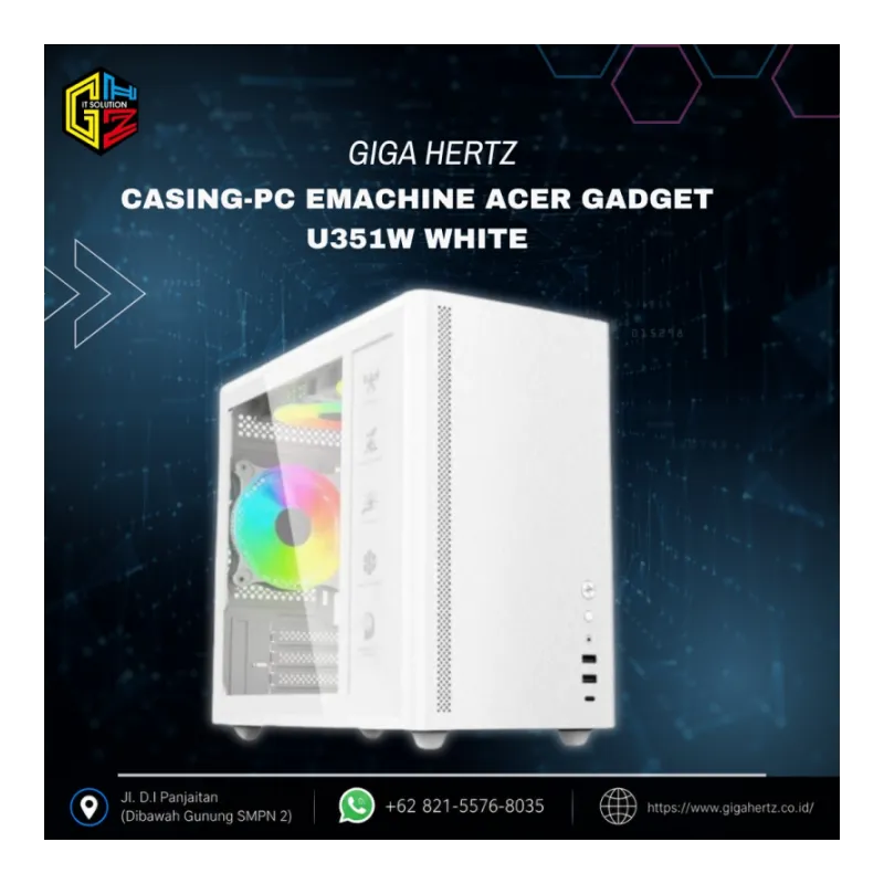 CASING-PC EMACHINE ACER GADGET U351W WHITE