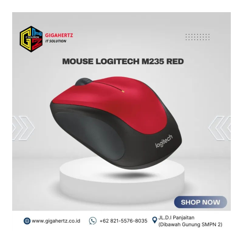 MOUSE LOGITECH M235 RED