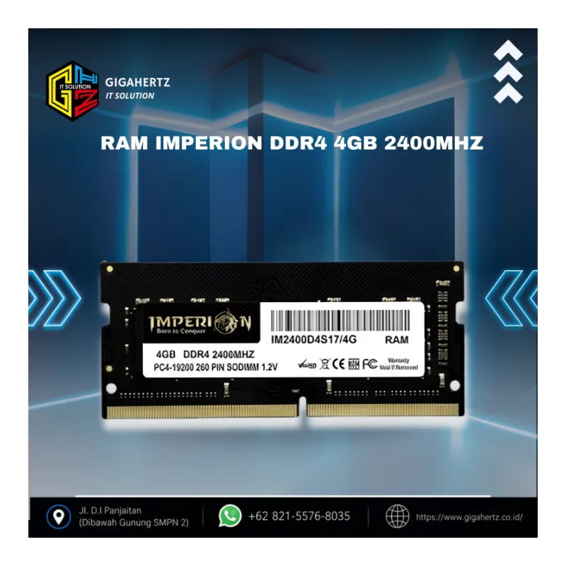 RAM IMPERION DDR4 4GB 2400Mhz