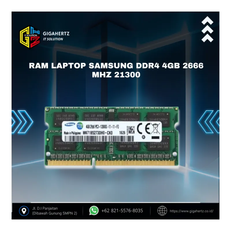 RAM LAPTOP SAMSUNG DDR4 4GB 2666 MHz 21300