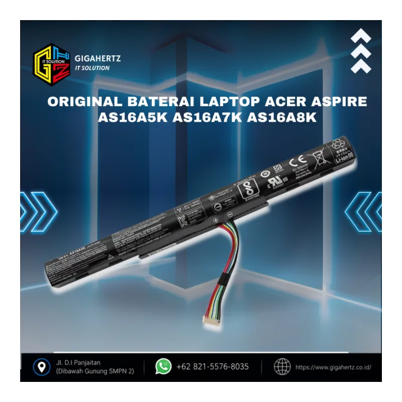 Original Baterai Laptop Acer Aspire AS16A5K AS16A7K AS16A8K