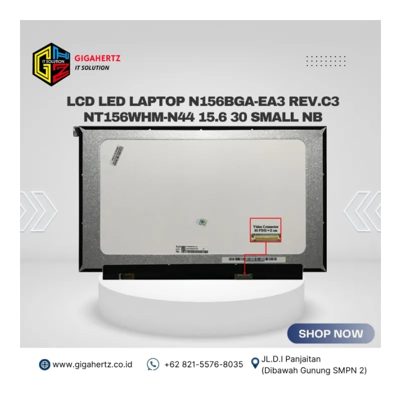 LCD LED Laptop N156BGA-EA3 REV.C3 NT156WHM-N44 15.6 30 Small NB