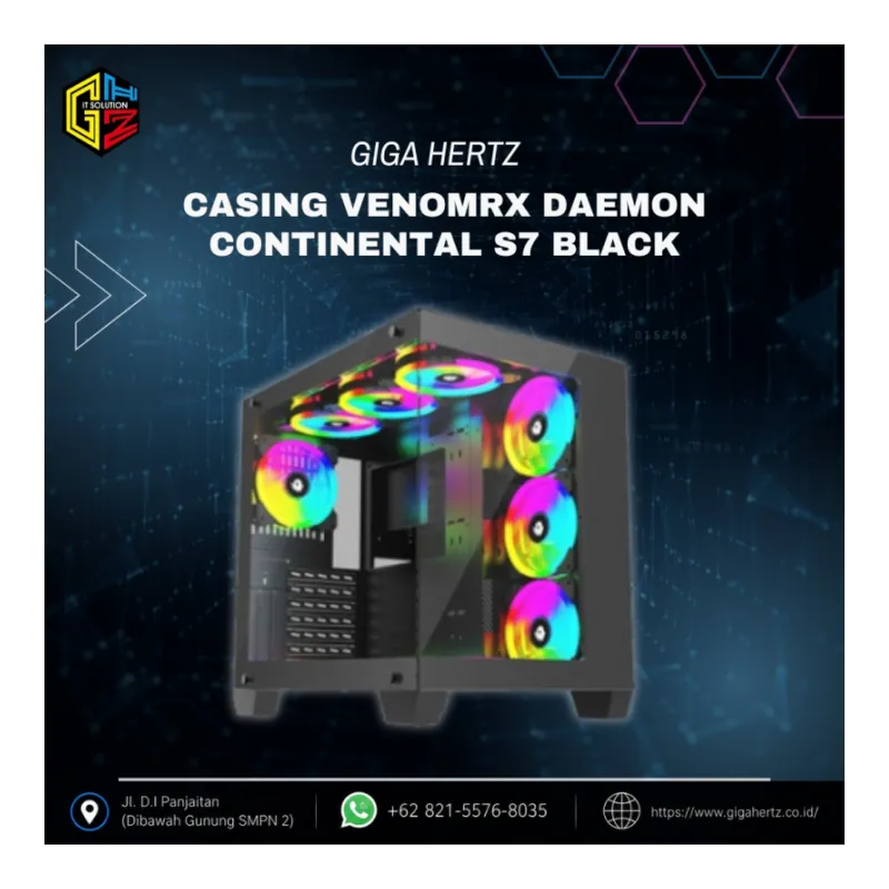 CASING VENOMRX DAEMON CONTINENTAL S7 BLACK